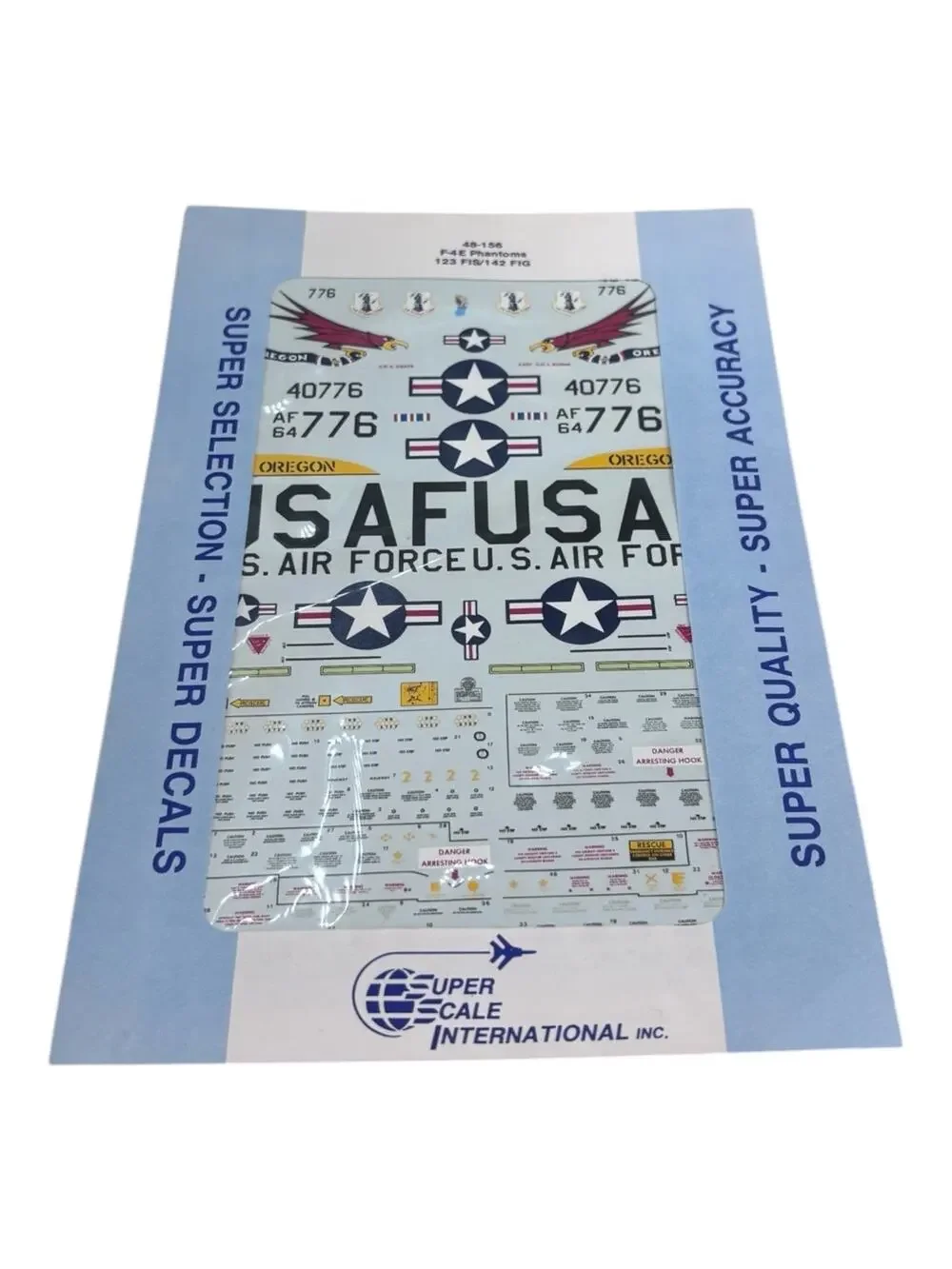 48-156 f-4e phantoms 123 FIS/142 FIG Decal